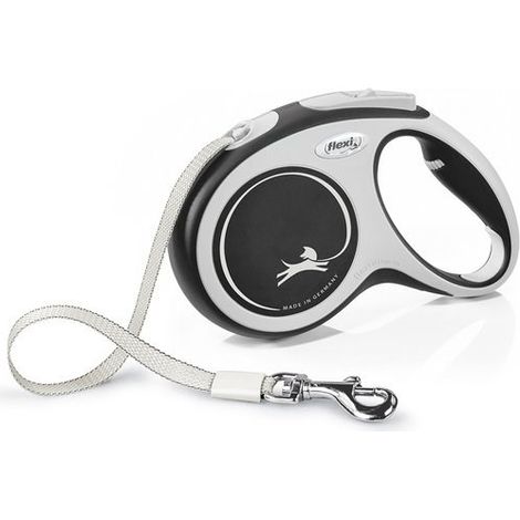 Correa para Perro Flexi NEW COMFORT 8 m Negro Talla L