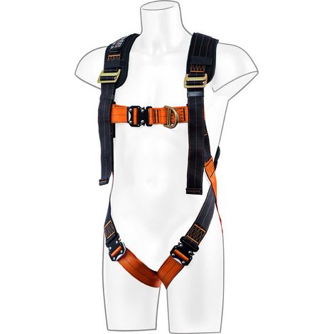Portwest Ultra 2-Punkt-Geschirr Farbe: Schwarz/Orange Größe S/M/L - Portwest