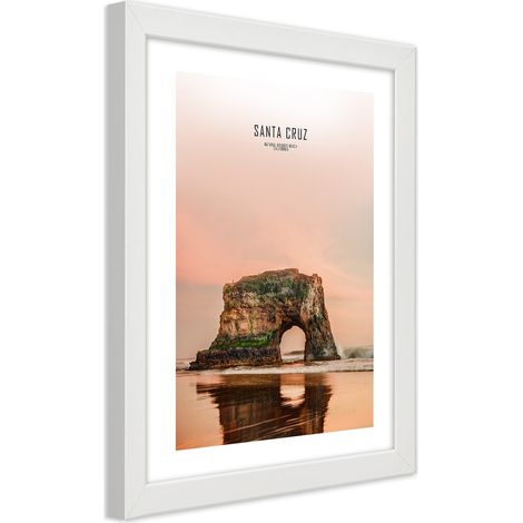 Quadro con cornice, Santa Cruz - 20x30 (1/5)