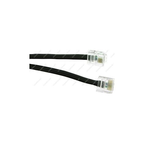 cordon rj45 rj11 3645 - utp - 5 mètres - gigamédia corj11455m