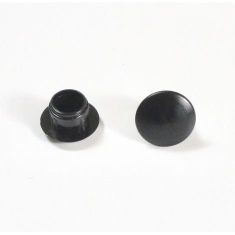 Ajile - Bouchon Obturateur en Plastique Diamètre 9 mm Coloris NOIR