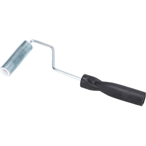 Rouleau à ressort à bulles pour stratification en alliage d'aluminium et fibre de verre, diamètre 26 x 90 mm