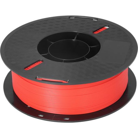 3D-Druckerfilament 1,75 mm 1 kg PLA-Filament Umweltfreundlich Rauchfrei Geruchsfrei 3D-Drucker-Verbrauchsmaterial Rot (1/5)