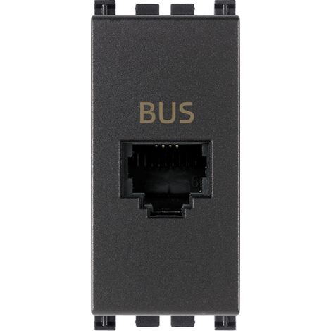 VIMAR - 19329 Presa RJ11 speciale per BUS grigio