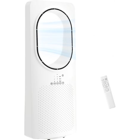 HOMCOM Bladeless Tower Fan with Oscillating, 3 Speeds, 3 Modes, 15H Timer (1/5)