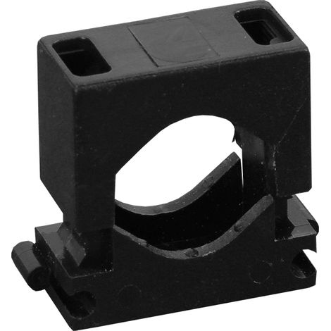 Staffa di montaggio del cavo a scatto UM-24 nera (50 pezzi) (1/2)