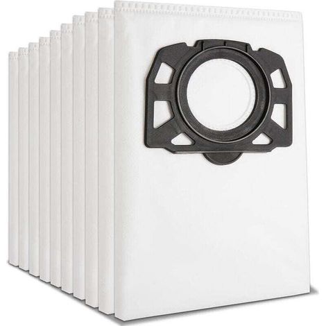 Pack de de 10 sacs aspirateur pour Kärcher 2.863-006.0, XU, Sacs de rechange Aspirateur pour Kärcher WD4 WD5 WD6 WD5P WD6P Premium MV4 MV5 MV6 - (1/4)