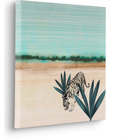 Komar Canvasbild Wild One - 40 x 40 cm - Bild auf Keilrahmen - Modern (1/2)