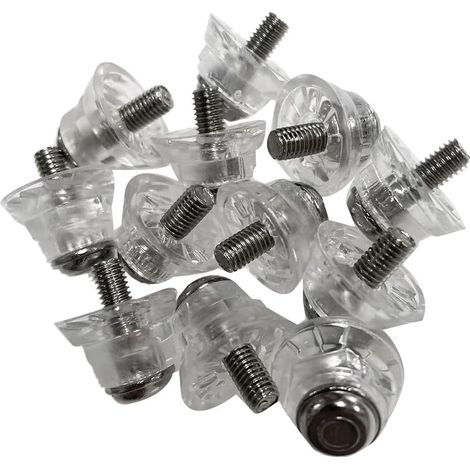moonsun Lot de 12 crampons pour chaussures de football 13 mm 16 mm pour chaussures de football