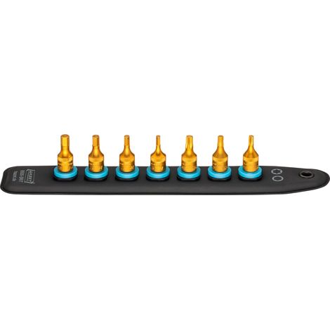 SmartRail avec 7 emplacements 8500-SR/7 ∙ Carré creux 1/4 pouce (6,3 mm) ∙ Profil TORX® intérieur, Profil à 6 pans intérieurs ∙ 7 pièces ∙ T30 ∙ T20 ∙ T25 ∙ 3 ∙ 4 ∙ 5 ∙ 6 (1/4)