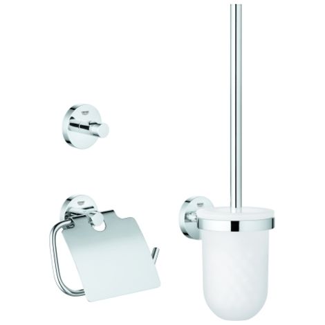 Grohe Essentials WC set 3 en 1 cromado, 40407001