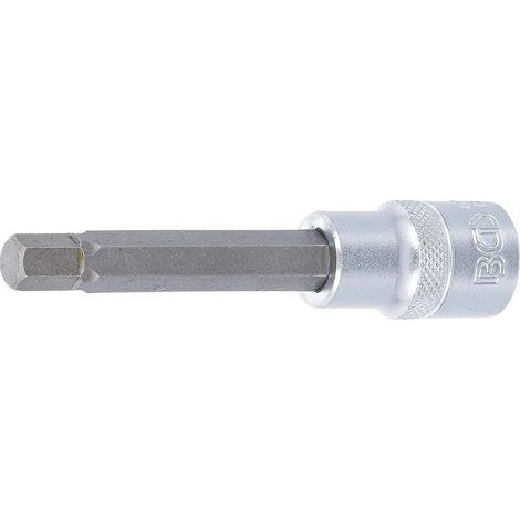 Douille à Embouts 100 mm - 12,5 mm (1/2), Six Pans Intérieurs 9 mm - Précision et Robustesse, Acier - D-Work