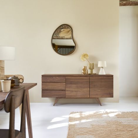 Buffet en bois de noyer 180 Esmée (1/5)