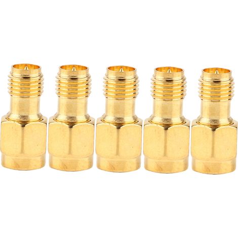 5pcs SMA Male To RP SMA Female RF Coaxial Adapter Connector Adapter Set