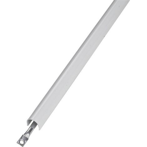 ISEO Vorhangstangen- und Abdeckungsset für 3400 mm Tür - Weiß - 94100304