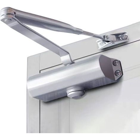 Ferme-portes Automatique Réglable Contrôle Jusqu'à 45-85kg (1pcs), Ferme-Porte Automatique Hydraulique avec A Bras Compas Rotatif Ideal pour Maison Magasin Bureau (1/4)