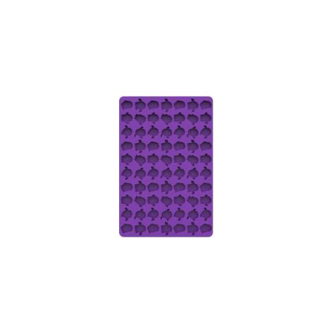 Tapis de Cuisson pour Biscuits pour Chiens Violet - Silicone Épais 2,5 cm, Moule à Découpes pour Friandises Canines (1/5)