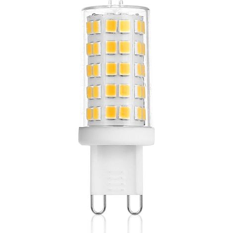 MINKUROW G9 LED-Glühbirne, nicht dimmbar, 3 W, Weiß, 350 lm, Ersatz für 35 W, gleichwertige G9-Halogenlampen, Bi-Pin-Sockel, Kronleuchter-Birnen für die Beleuchtung zu Hause