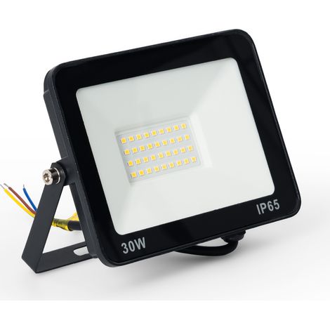 Barcelona Led – Projecteur LED extérieur 30W – 95lm/W – IP65 – Angle d'ouverture 120° – Résistant aux intempéries – Pour éclairage extérieur