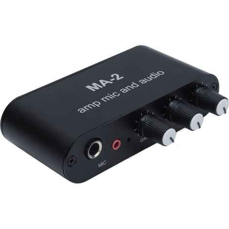 Préamplificateur audio miniature MA-2S pour tourne-disque électronique domestique, alimentation 12-24 V CC (1/5)