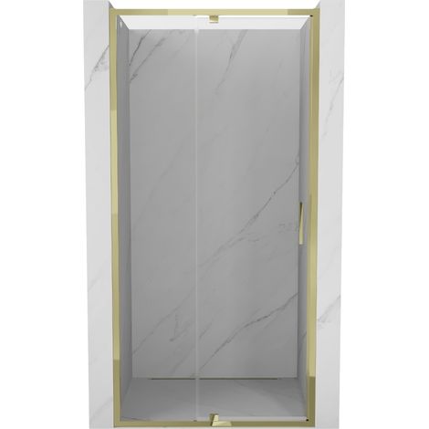 Mexen Exo porte de douche battante 110 cm, transparent, dorée - 819-110-000-50-00 (1/5)