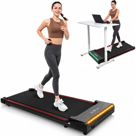 Tapis de Course Sous Bureau CITYSPORTS ZX1 - Tapis de Marche avec Moteur 440W jusqu'à 6 km/h, Inclinaison Manuelle 3 Niveaux, Écran LCD & Télécommande (1/5)