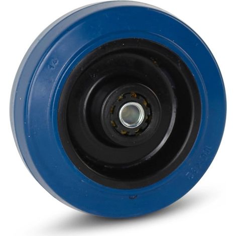 Roue libre - MESO - Caoutchouc élastique bleu - 100mm - 130kg
