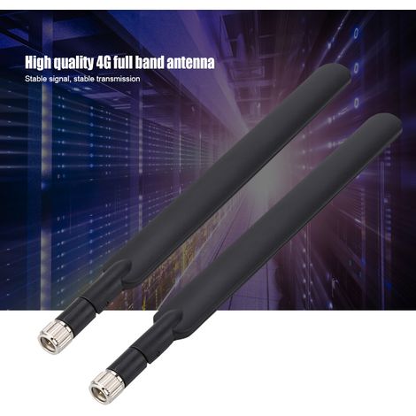 2PCS Antenne 4G SMA Mâle pour Amplificateur Signal Huawei B310s/B593s/B315/E5186s Routeur