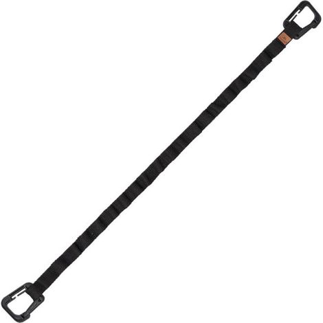Sangle de rangement camping multifonction portable, cordon de suspension avec crochets pour tente, extérieur jardin, noir taille L (1/5)