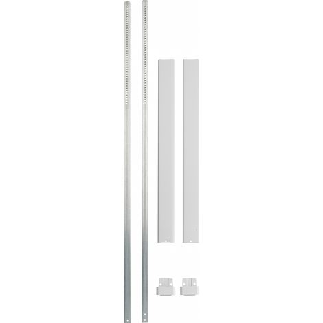 Thirard – Tringles pour coffre 3 points haut et bas – Accessoire de fixation pour crémone – Pour hauteur de porte 3 mètres – Couleur blanc