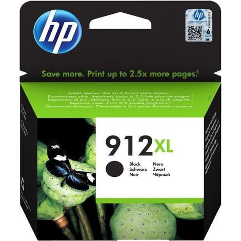 HP 912XL Cartouche d'encre noire authentique, grande capacité (1/10)