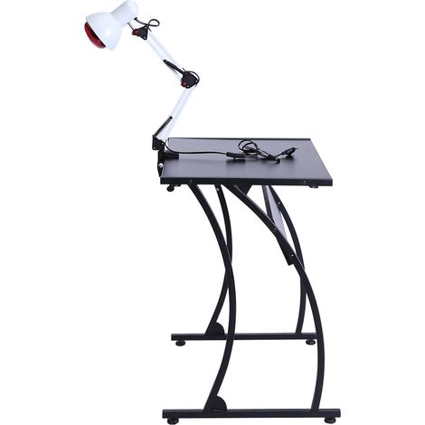 Lampe de table électrique à infrarouge chauffante pour le traitement des douleurs musculaires et corporelles, appareil de soin pour soulager les douleurs corporelles et musculaires, prise UE 220 V (1/5)