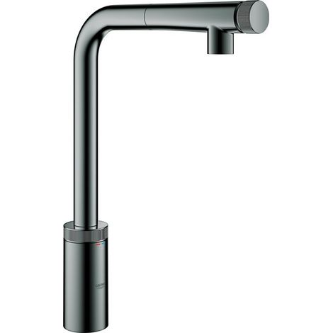 Mezclador de lavabo Minta Smart Control 31613 L- extensible. grafito duro