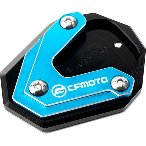 (Béquille latérale - Bleu ciel) Compatible avec les motos CFMOTO 650MT, 800MT, 650TR-G et 650 TR-G TRG. Bouchons de valve de pneu CNC, béquille latérale, extension de béquille pour 650 MT et 800 MT ma (1/4)