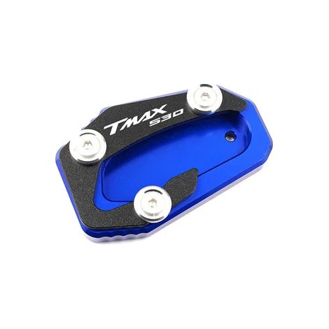(TMAx530 Bleu) Compatible avec Yamaha T-MAX TMAX 530 560 SX DX TMAX530 TMAX560 2017-2022 - Béquille latérale, extension et support maxpower (1/4)