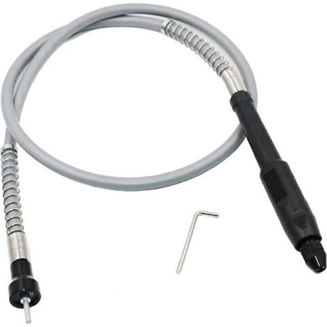 Arbre flexible multifonction Ulisem avec mandrin sans clé de 0,3 à 3,2 mm, rallonge flexible pour meuleuse rotative
