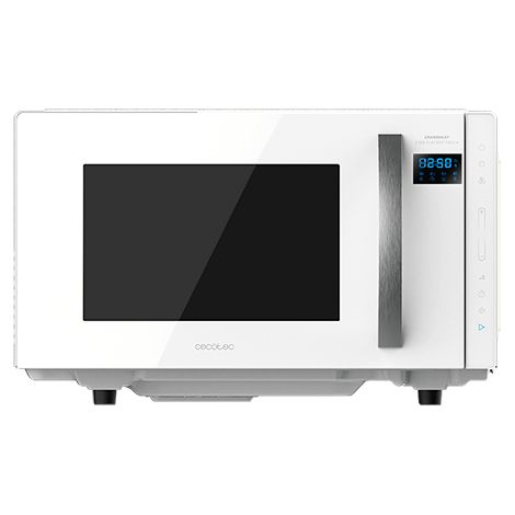Cecotec Einbau-Mikrowellen ohne Teller GrandHeat 2300 Flatbed Touch White