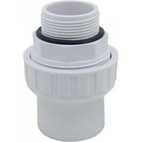 Raccord union joint mixte pvc à visser x a coller embout fileté pvc pression manchon pompe filtre a sable piscine joint torique (1/5)