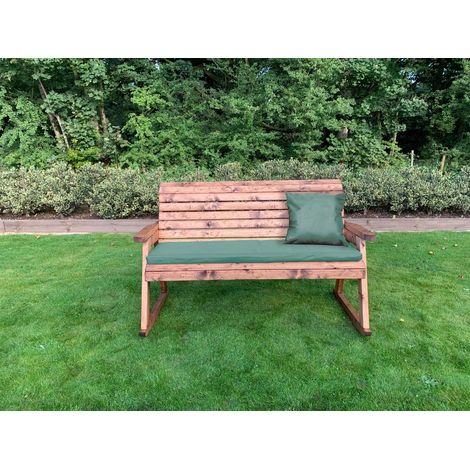 Three Seater Rocker with Green Cushion - Fully Assembled W170 x D74 x H102 (1/5)