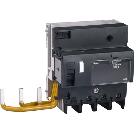 Bloc différentiel Vigi NG125 63 A 3P 230 à 415 V 30 mA - 19013