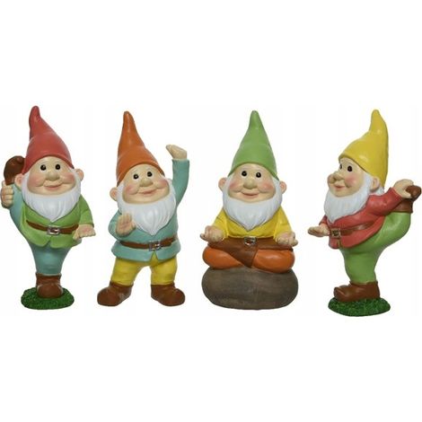 Figurita de enano de jardín de 26 cm
