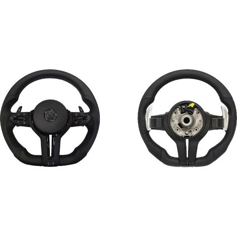 Volante in pelle traforata, installazione Plug and Play, M5 con airbag (1/2)