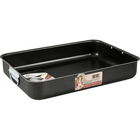 Agnelli COFA45040 Rostiera Rettangolare Antiaderente Nero 40cm