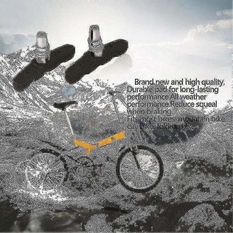 1 paire de patins de frein pour vélo de montagne, bloc de fixation (1/3)