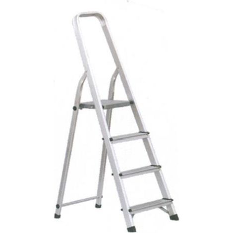 ESCALERA ALUMINIO 4 PELDAÑOS HOGAR EN131