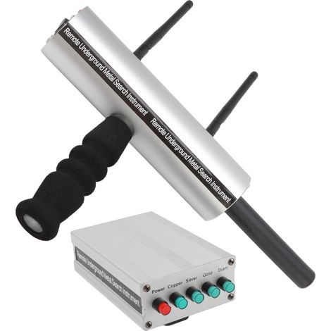 Metalldetektor für Aluminium und Silber, 20 m Suchtiefe, 1000 m Reichweite, 2 Antennen, wiederaufladbar, 100–240 V, EU-Stecker (1/5)
