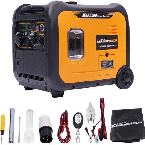 Grupos electrógenos Eléctrico 5000KW 5.5kw generador gasolina Inversor Silencioso Equipo para Camping Exteriore maXpeedingrods