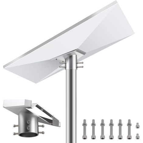 Pour support d'adaptateur de tuyau Starlink Gen3, kit de montage d'adaptateur StarLink Gen à 3 pôles en acier allié robuste pour tuyau de 1/2" à 2-1/5" de diamètre (1/5)