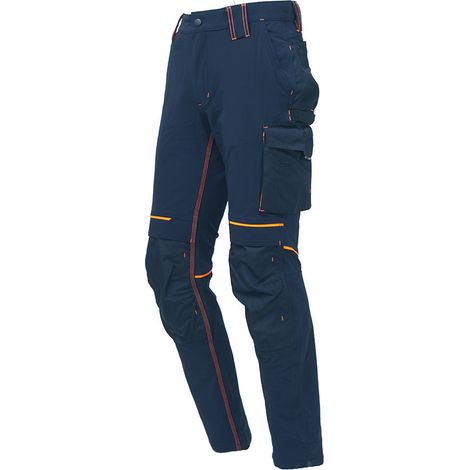 Pantalone da lavoro in tessuto U-4 con tasche Deep Blue ATOM U-Power - XXL (1/5)