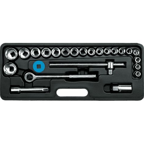 Set chiavi bussola bussole cricchetto 1/2&quot 24 pz 8 30 mm 400to (1/2)